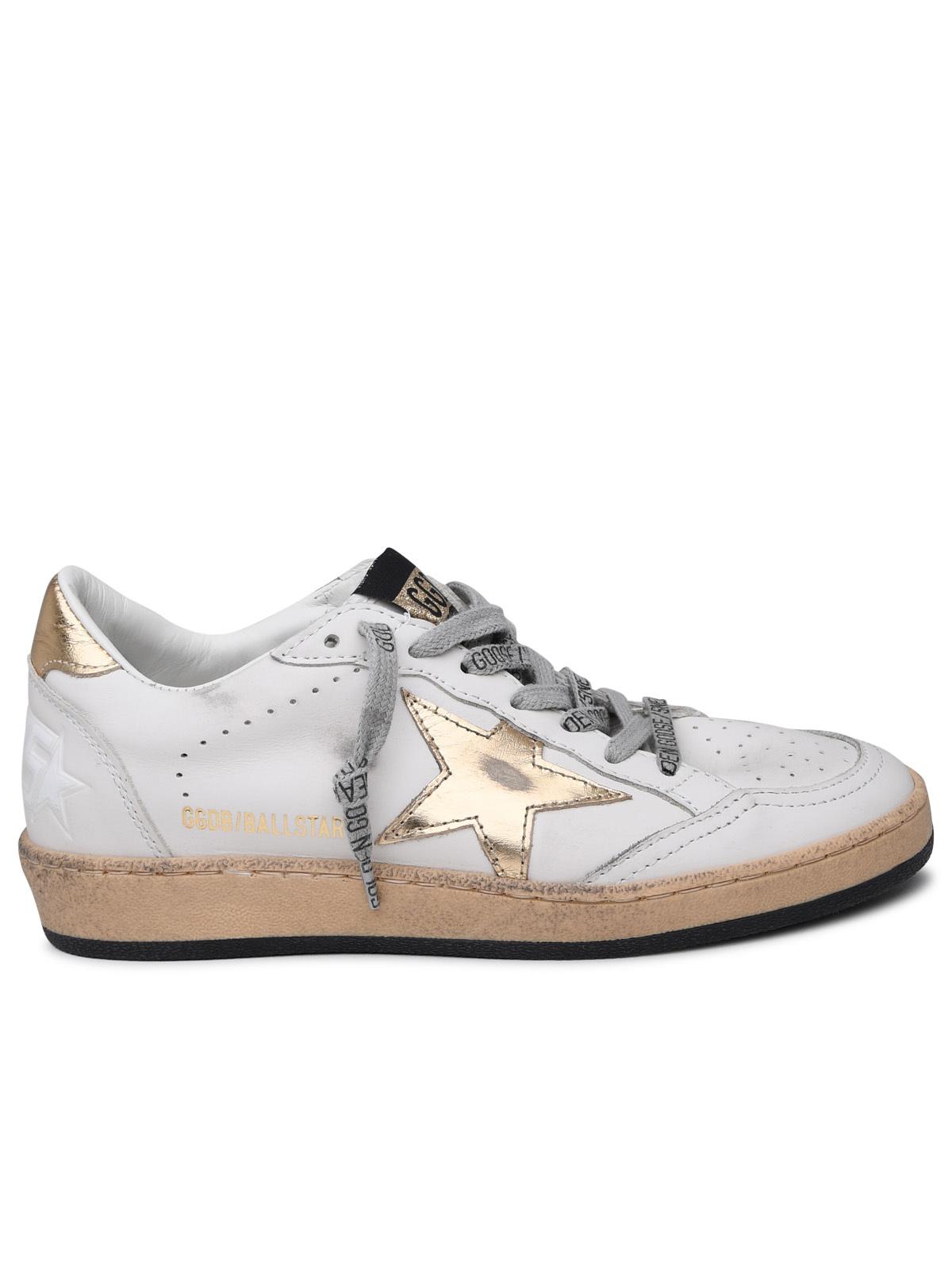 Golden Goose Superstar Sneakers In White Leather Women by Luosophy