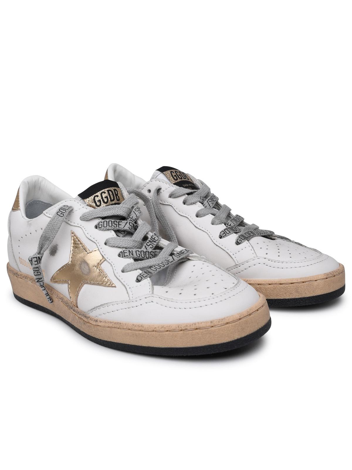 Golden Goose Superstar Sneakers In White Leather Women by Luosophy