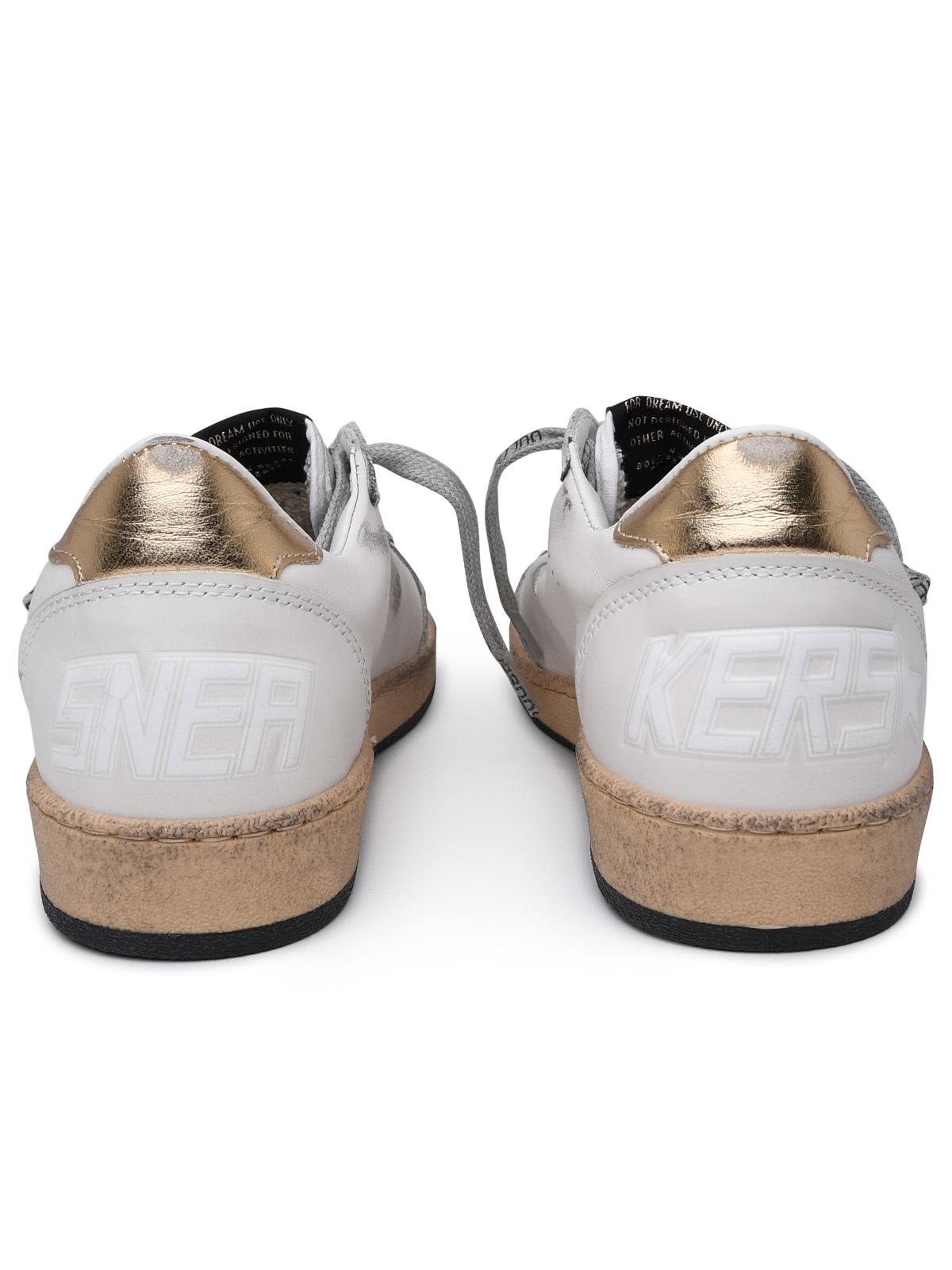 Golden Goose Superstar Sneakers In White Leather Women by Luosophy
