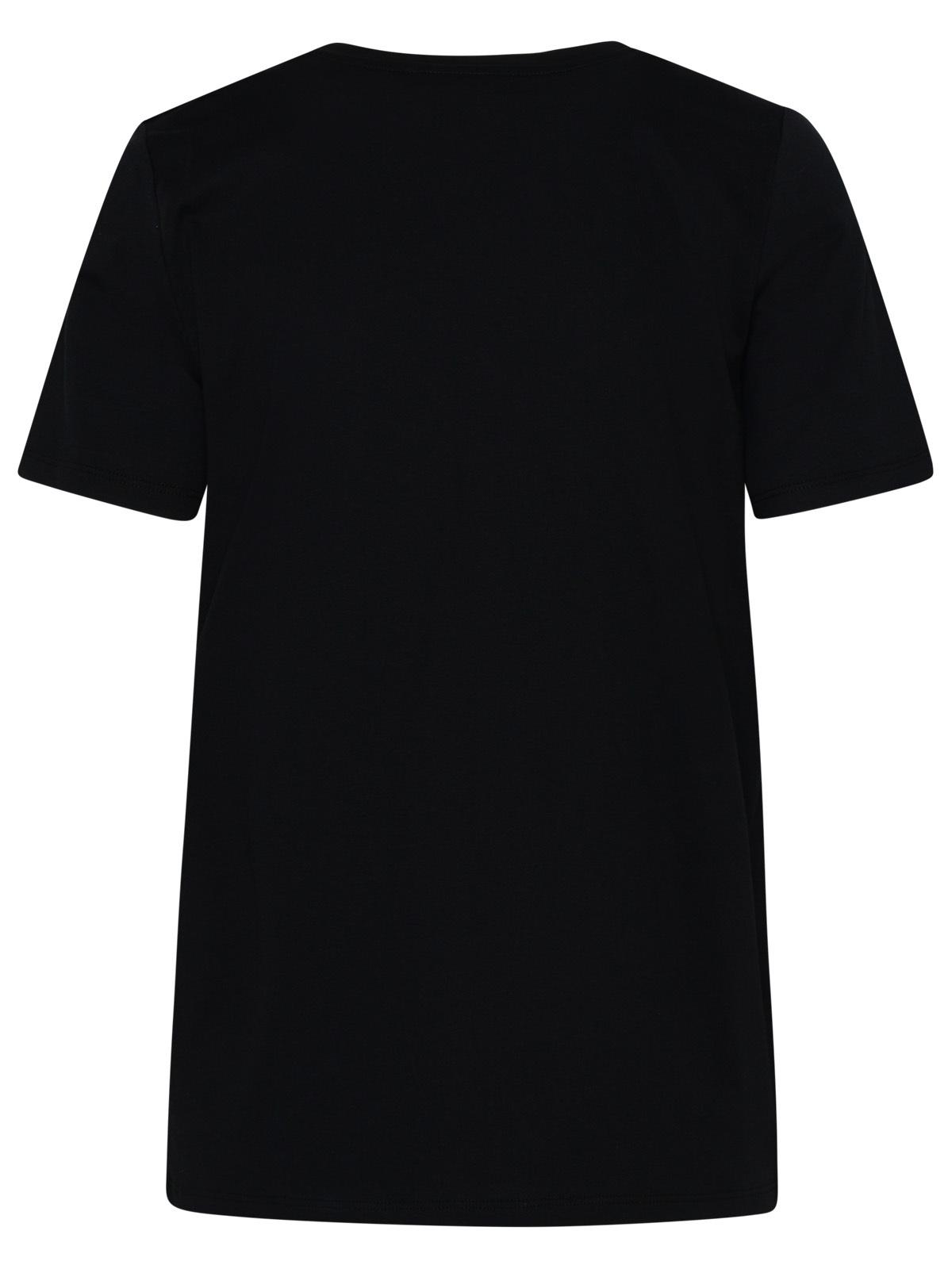 Balmain Black Cotton T-Shirt Women by Luosophy