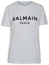 Balmain White Cotton T-Shirt Women by Luosophy