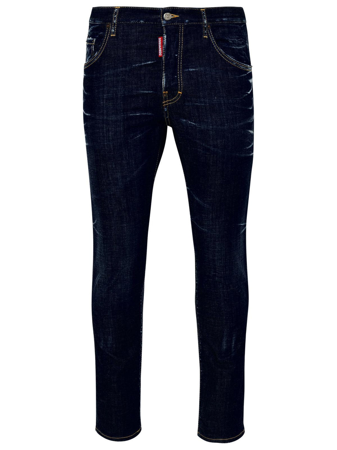 Dsquared2 Blue Cotton Skater Jeans Men by Luosophy