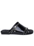 Burberry Black Leather Slippers Women by Luosophy