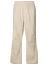 Burberry Beige Cotton Blend Trousers Men by Luosophy
