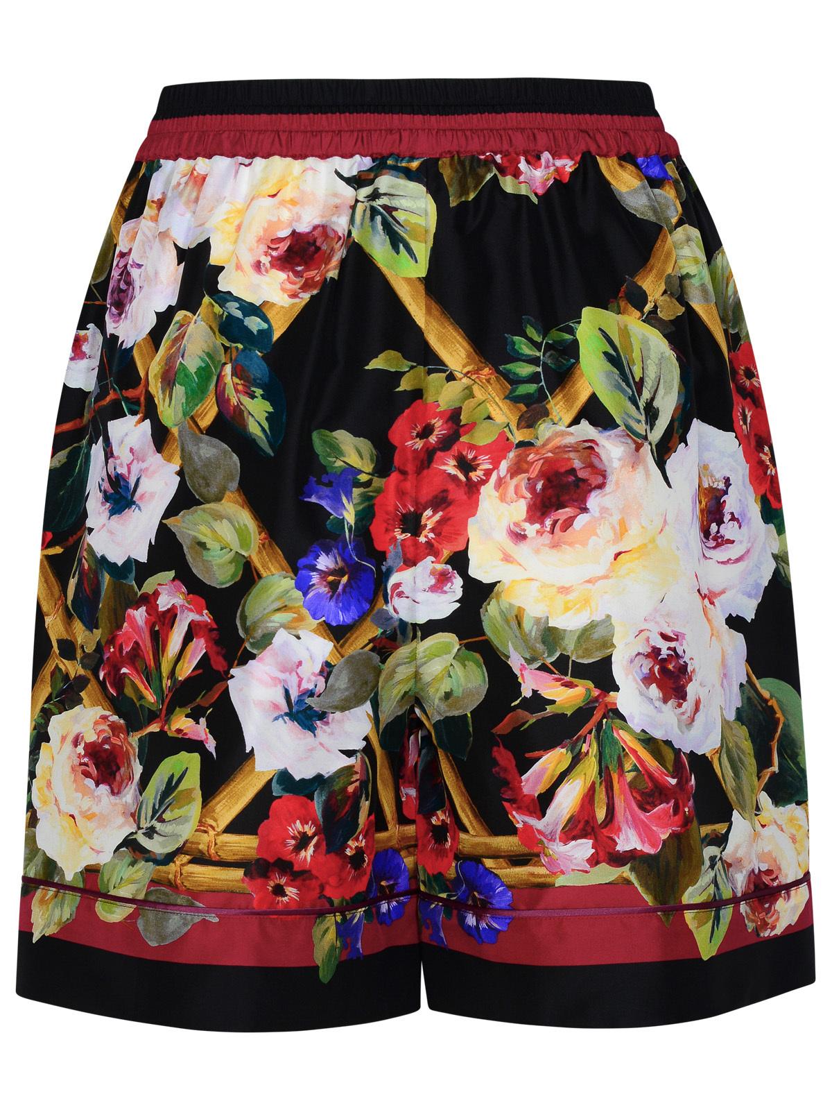 Dolce &amp; Gabbana Multicolor Silk Shorts Women by Luosophy