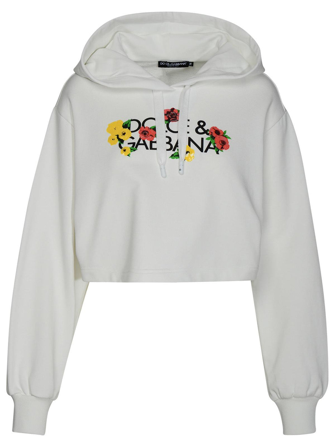 Dolce &amp; Gabbana White Cotton Sweatshirt Women by Luosophy