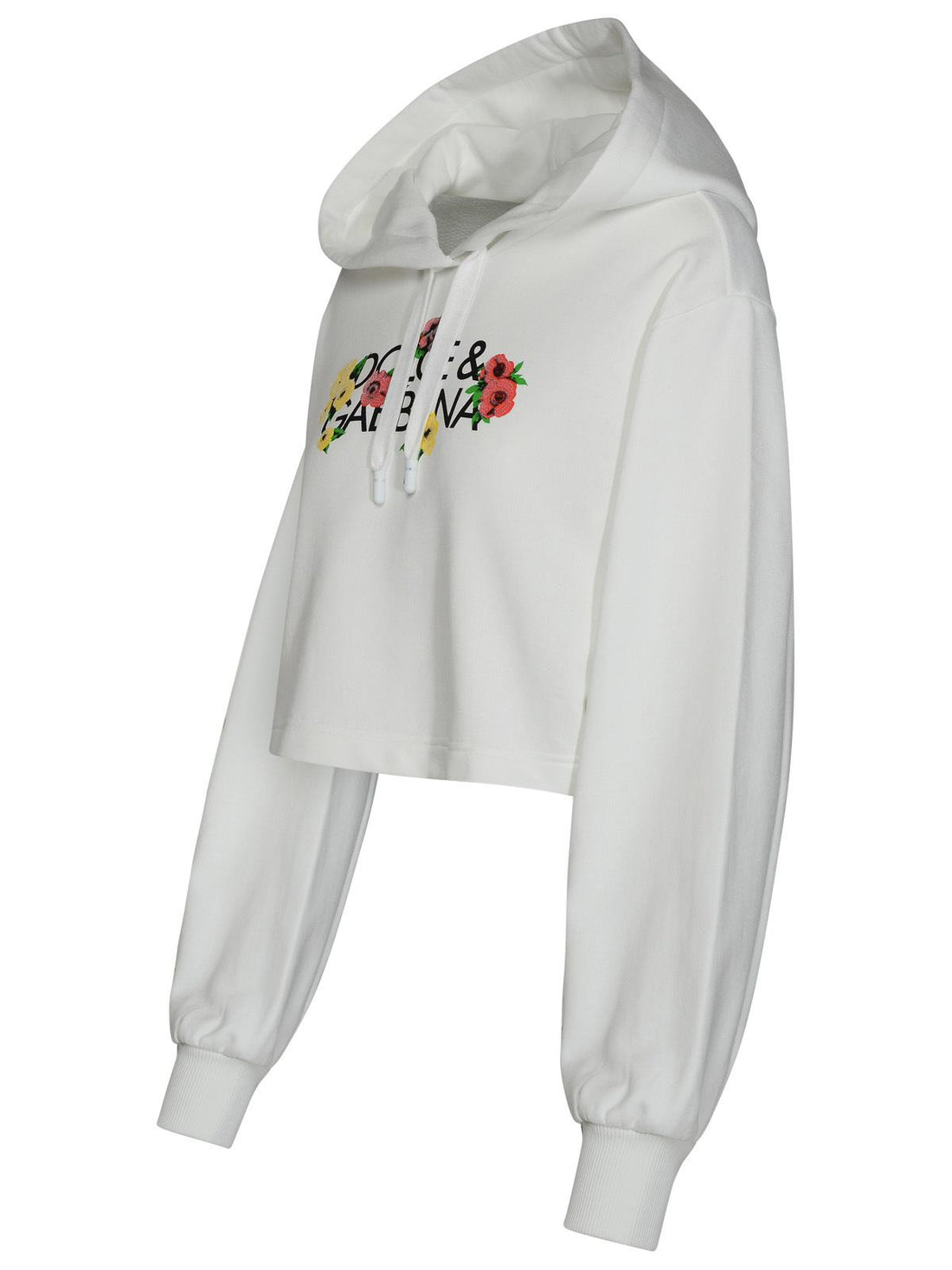 Dolce &amp; Gabbana White Cotton Sweatshirt Women by Luosophy
