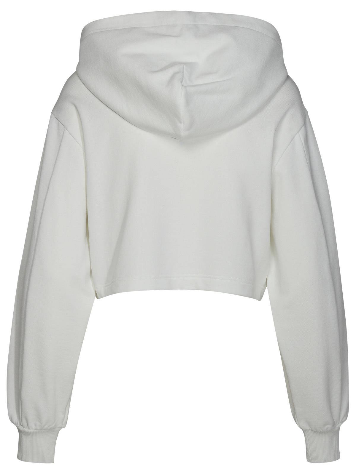 Dolce &amp; Gabbana White Cotton Sweatshirt Women by Luosophy