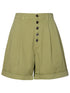 Etro Green Cotton Shorts Women by Luosophy