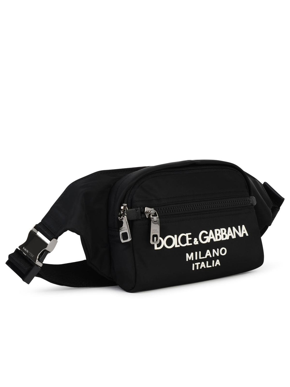 Dolce &amp; Gabbana Small Black Nylon Fanny Pack Men by Luosophy