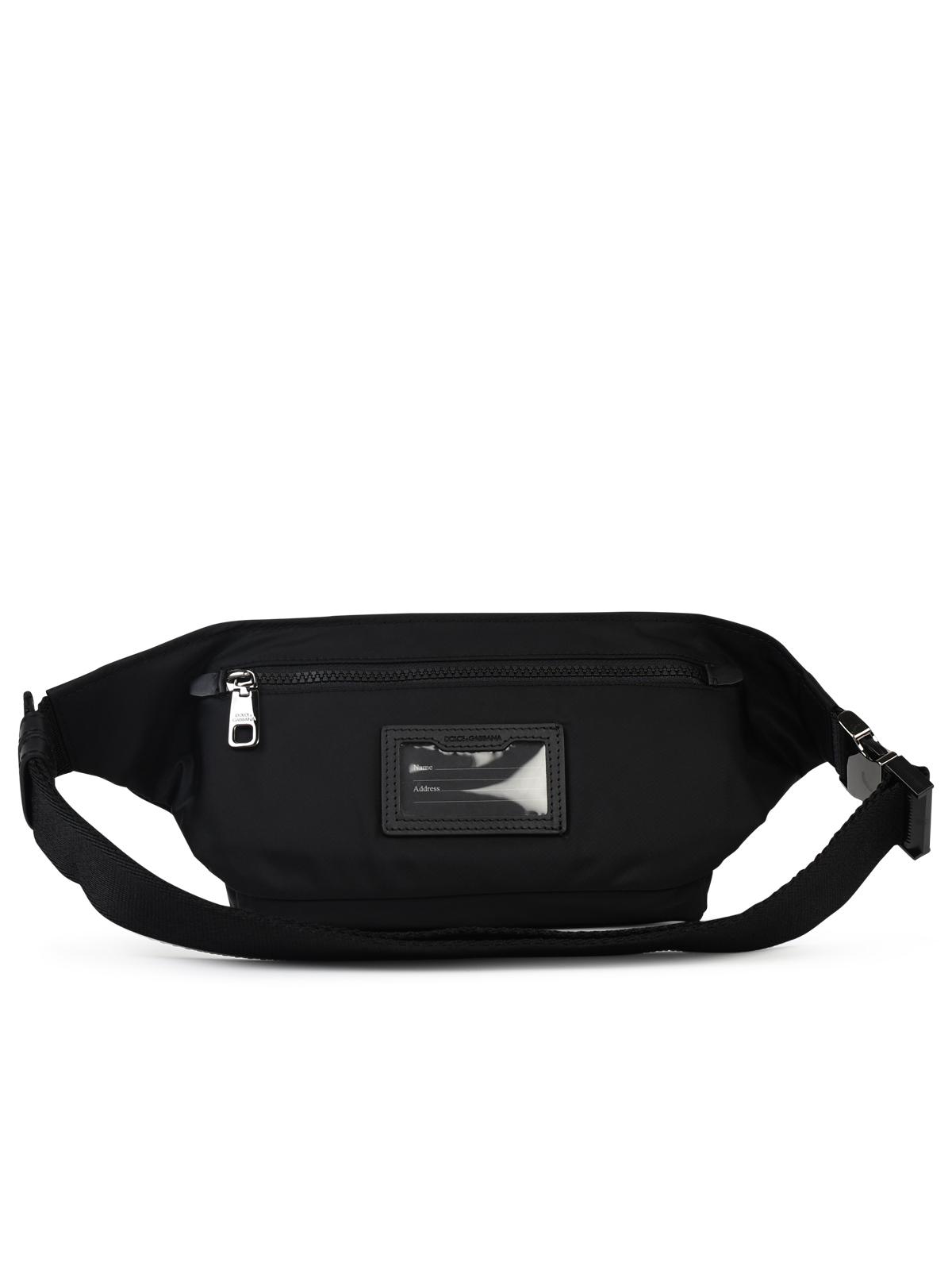 Dolce &amp; Gabbana Small Black Nylon Fanny Pack Men by Luosophy
