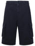 Dolce & Gabbana Blue Cotton Cargo Bermuda Shorts Men by Luosophy