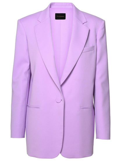 The Andamane Lilac Polyester Blazer Women by Luosophy