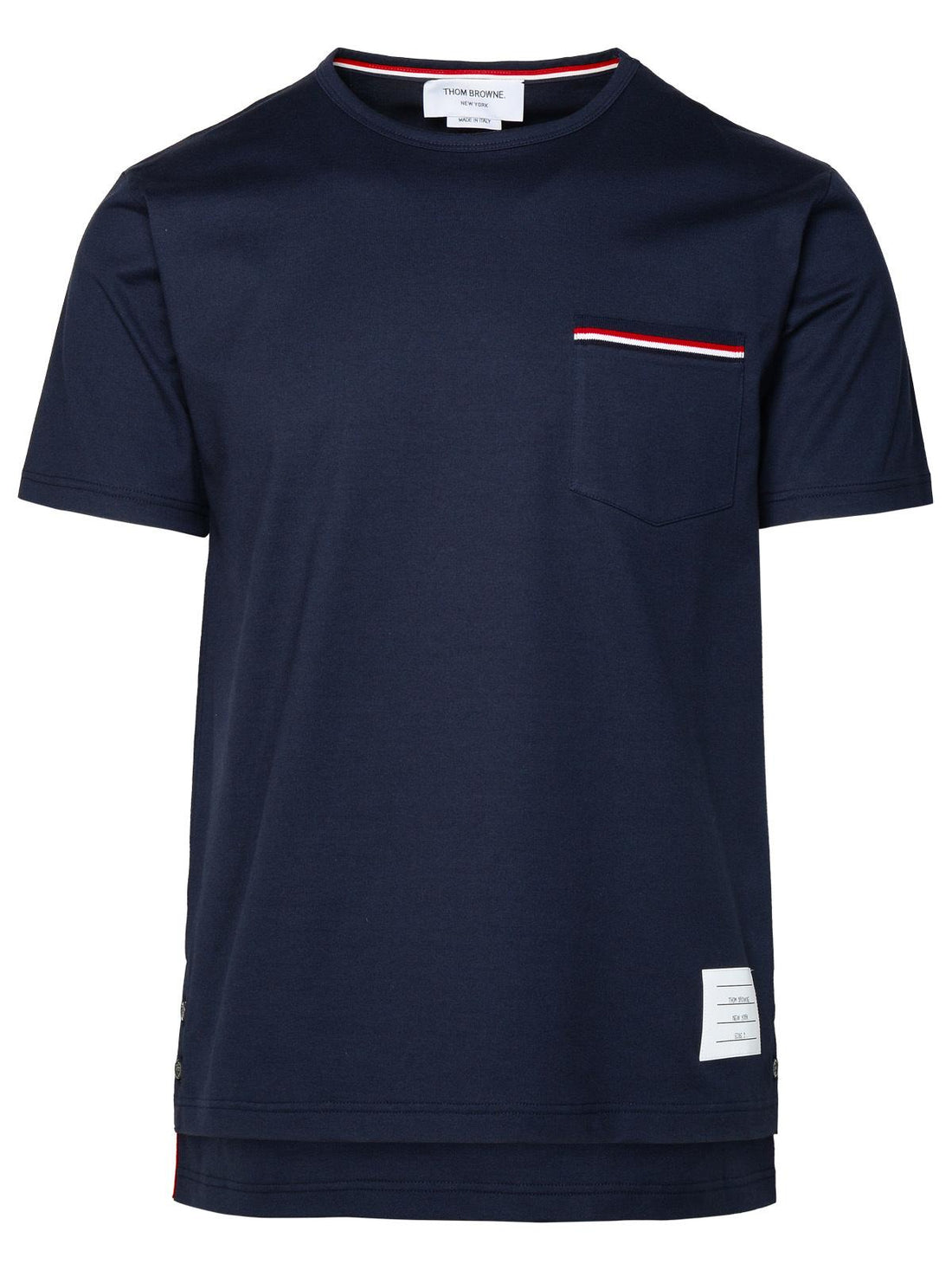 Thom Browne Navy Cotton T-Shirt Men by Luosophy
