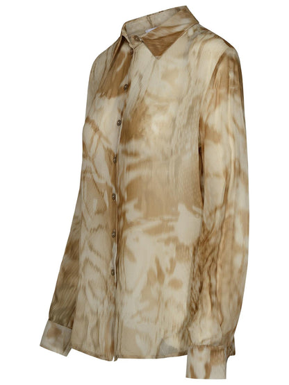 Blumarine Two-Tone Viscose Shirt Women by Luosophy