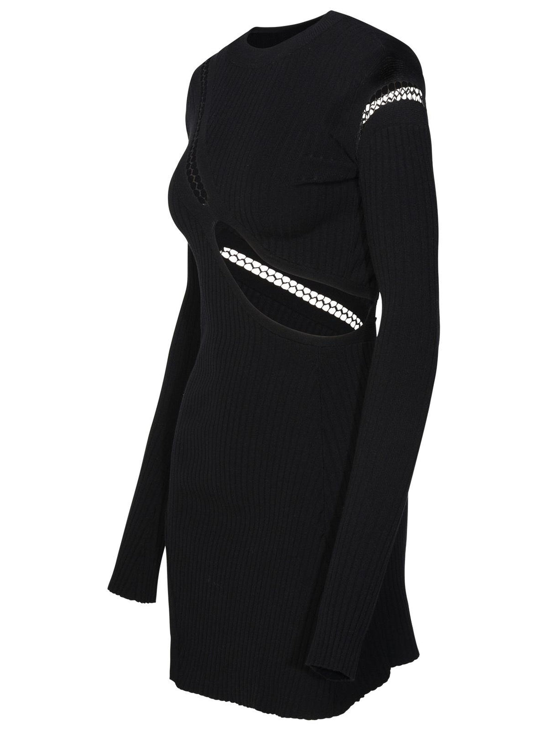 The Attico Black Viscose Blend Dress Women by Luosophy