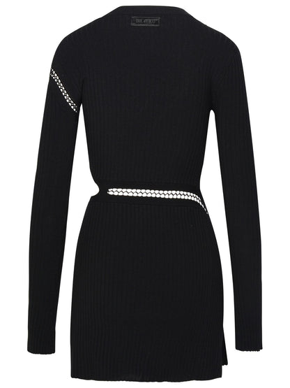 The Attico Black Viscose Blend Dress Women by Luosophy