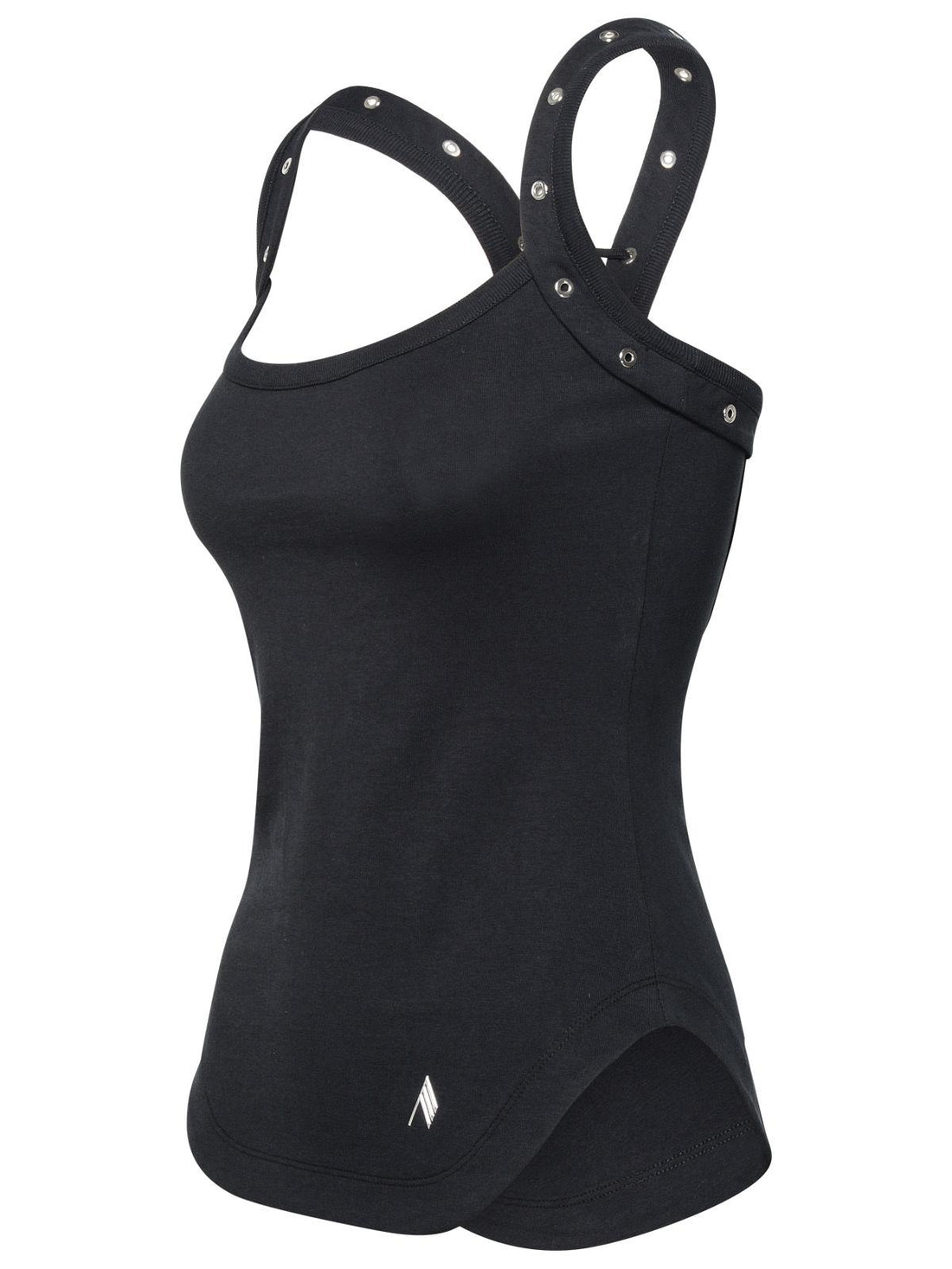 The Attico Black Cotton Top Women by Luosophy