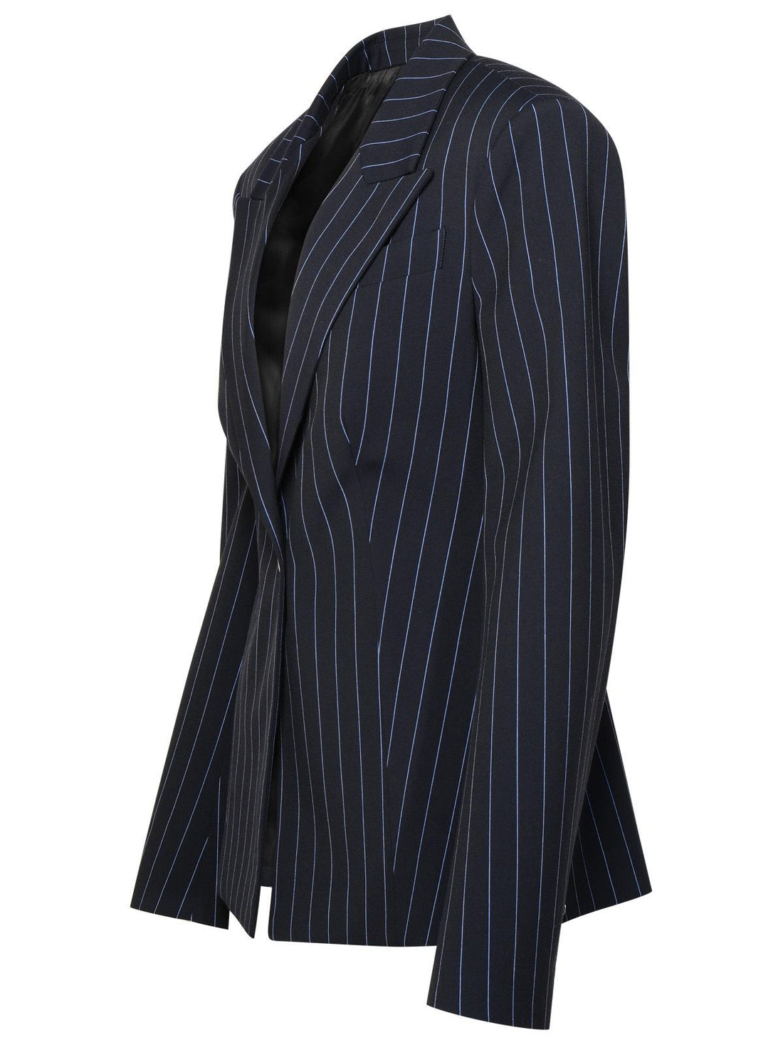 The Attico Midnight Blue Polyester Blend Blazer Women by Luosophy
