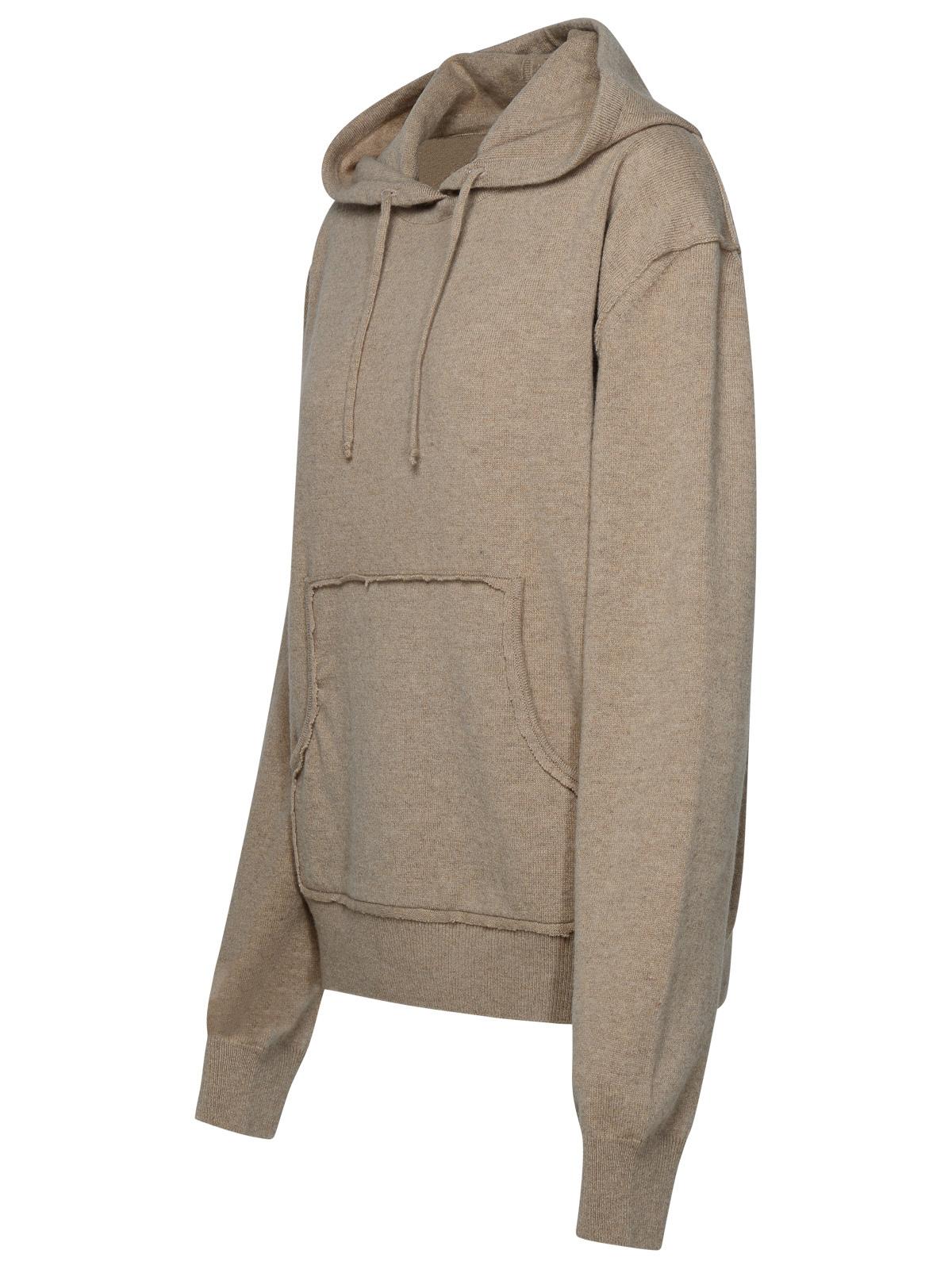 Maison Margiela Taupe Cashmere Blend Sweater Women by Luosophy