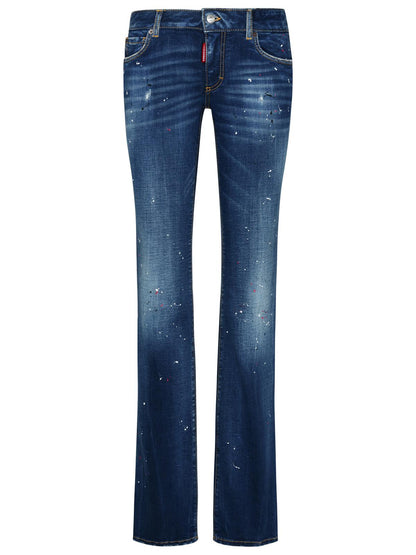 Dsquared2 Blue Cotton Jeans Women by Luosophy