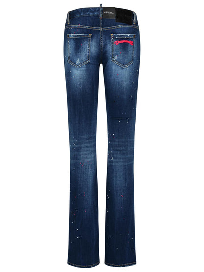 Dsquared2 Blue Cotton Jeans Women by Luosophy