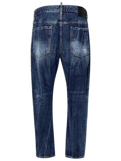 Dsquared2 Blue Cotton Jeans Men by Luosophy