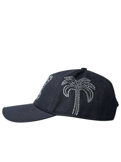 Palm Angels Black Cotton Hat Women by Luosophy