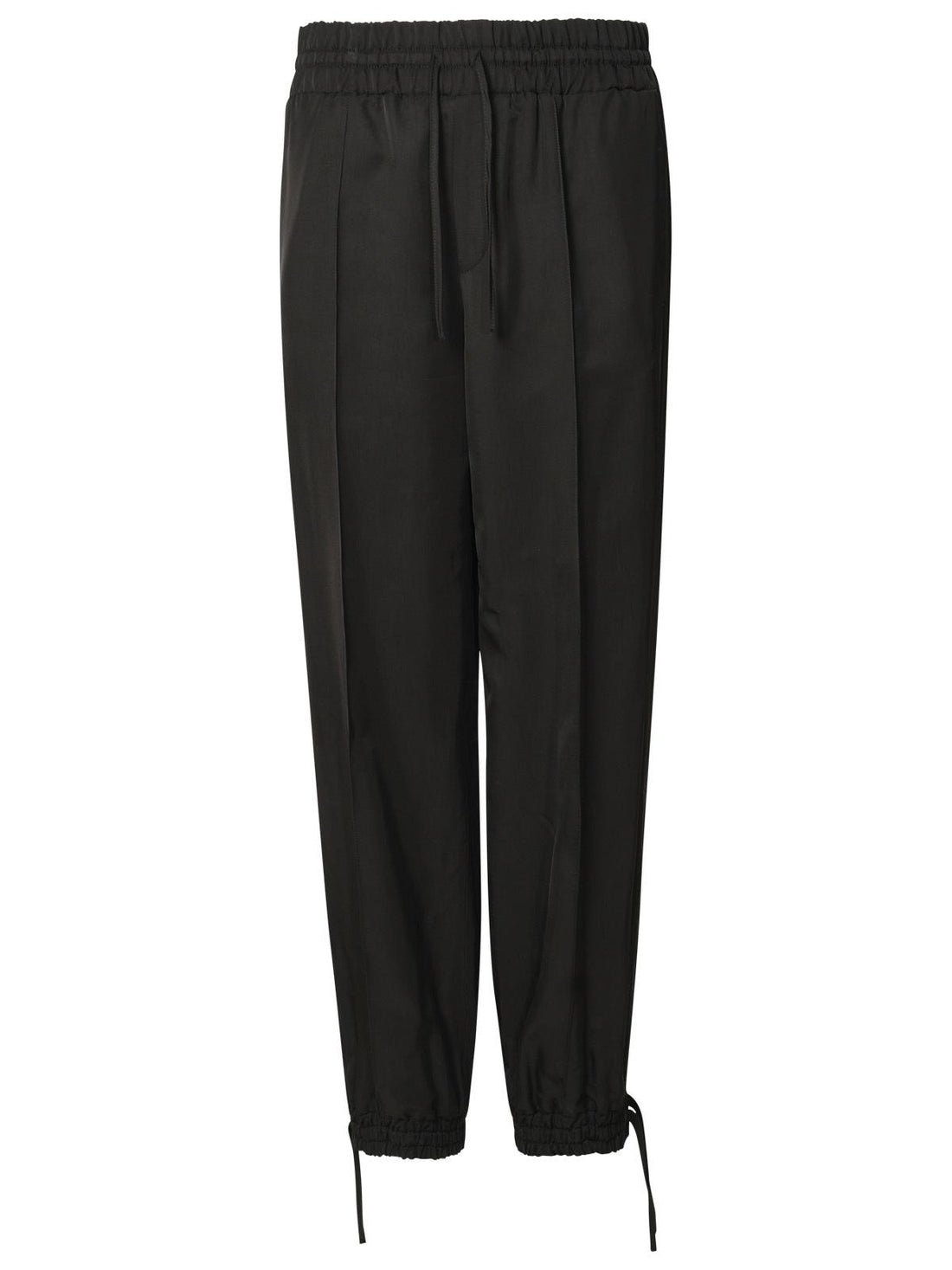 Jil Sander Black Viscose Trousers Women by Luosophy