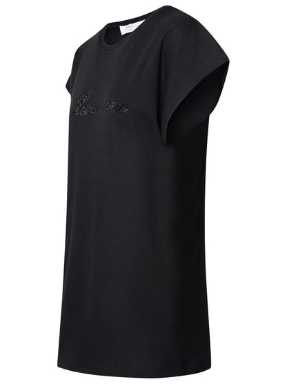 Blumarine Black Cotton T-Shirt Women by Luosophy