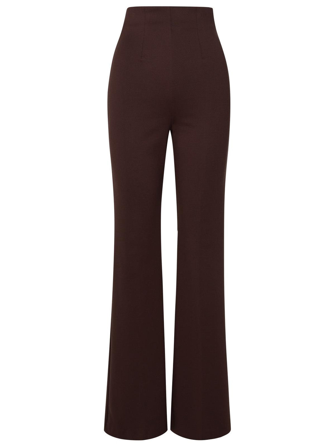 Sportmax Brown Polyamide Trousers Women by Luosophy
