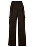 Burberry Brown Wool Cargo Pants Women by Luosophy