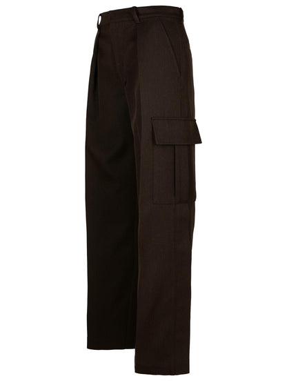 Burberry Brown Wool Cargo Pants Women by Luosophy