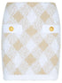 Balmain Beige Polyamide Blend Skirt Women by Luosophy