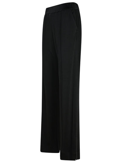 Jil Sander Black Viscose Trousers Women by Luosophy