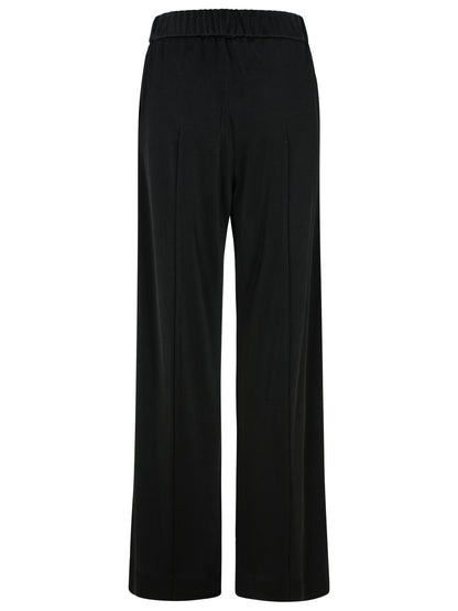 Jil Sander Black Viscose Trousers Women by Luosophy