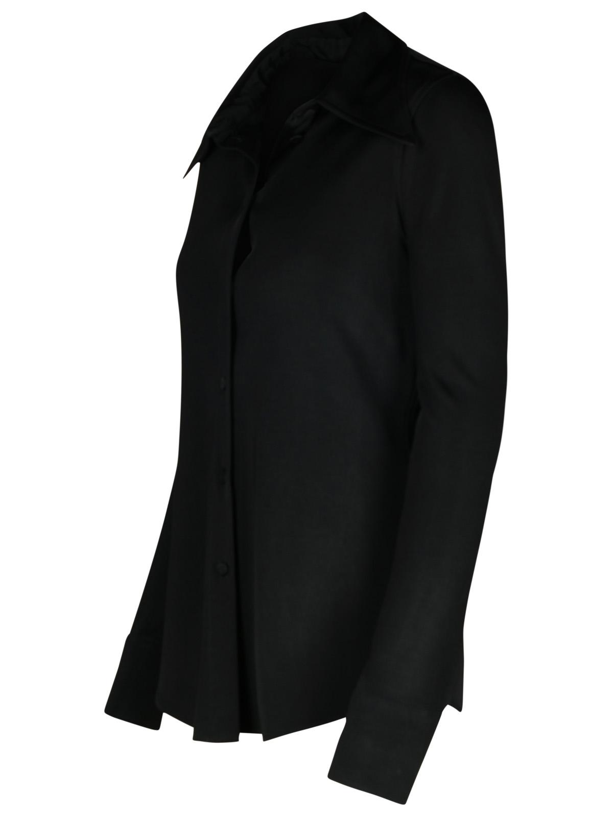 Jil Sander Black Viscose Shirt Women by Luosophy