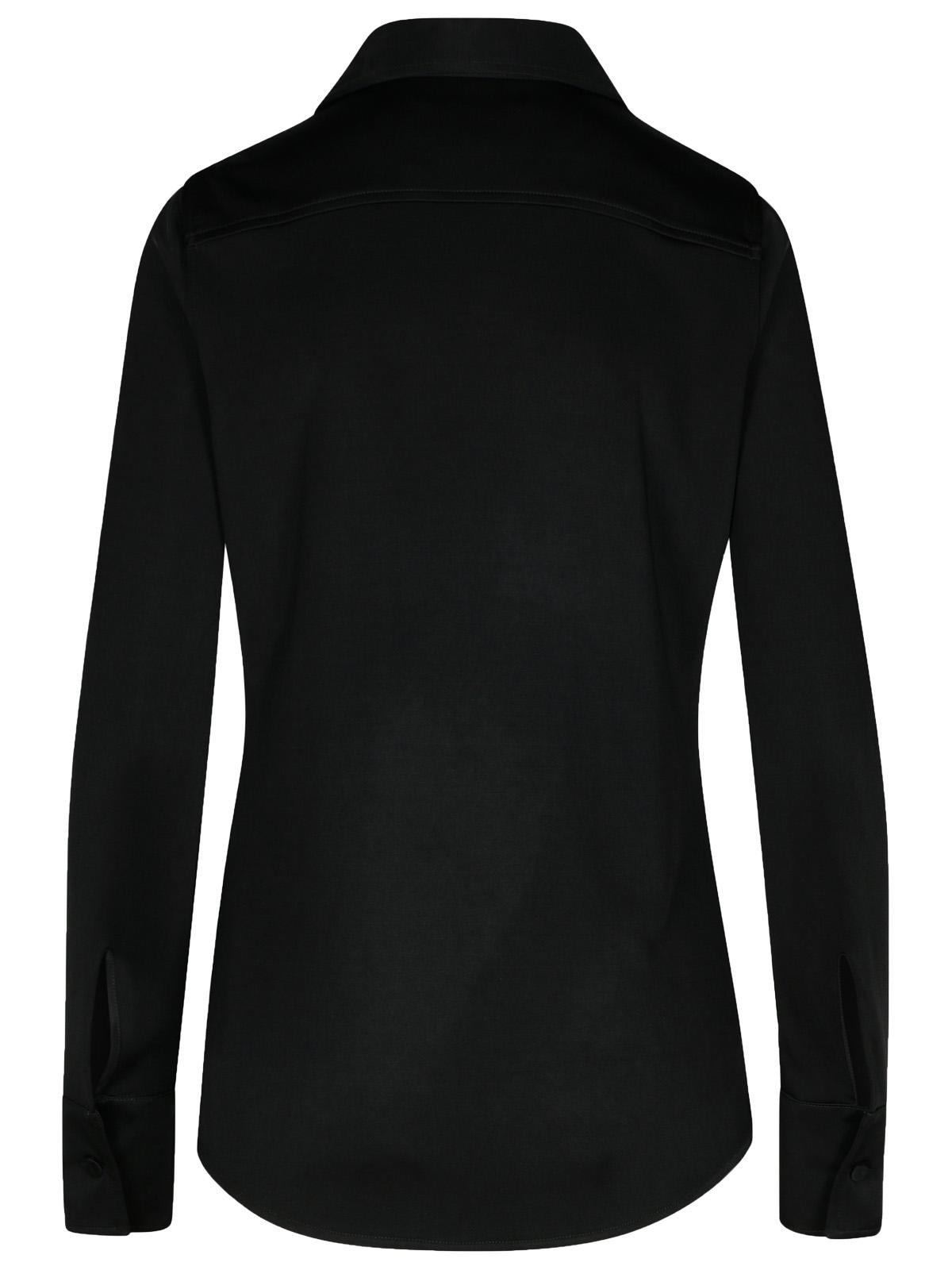 Jil Sander Black Viscose Shirt Women by Luosophy
