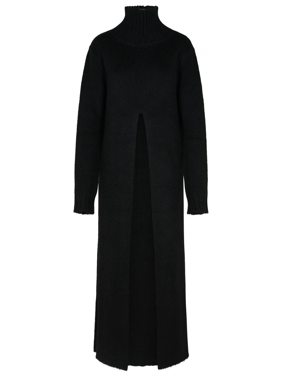 Jil Sander Black Alpaca Blend Dress Women by Luosophy