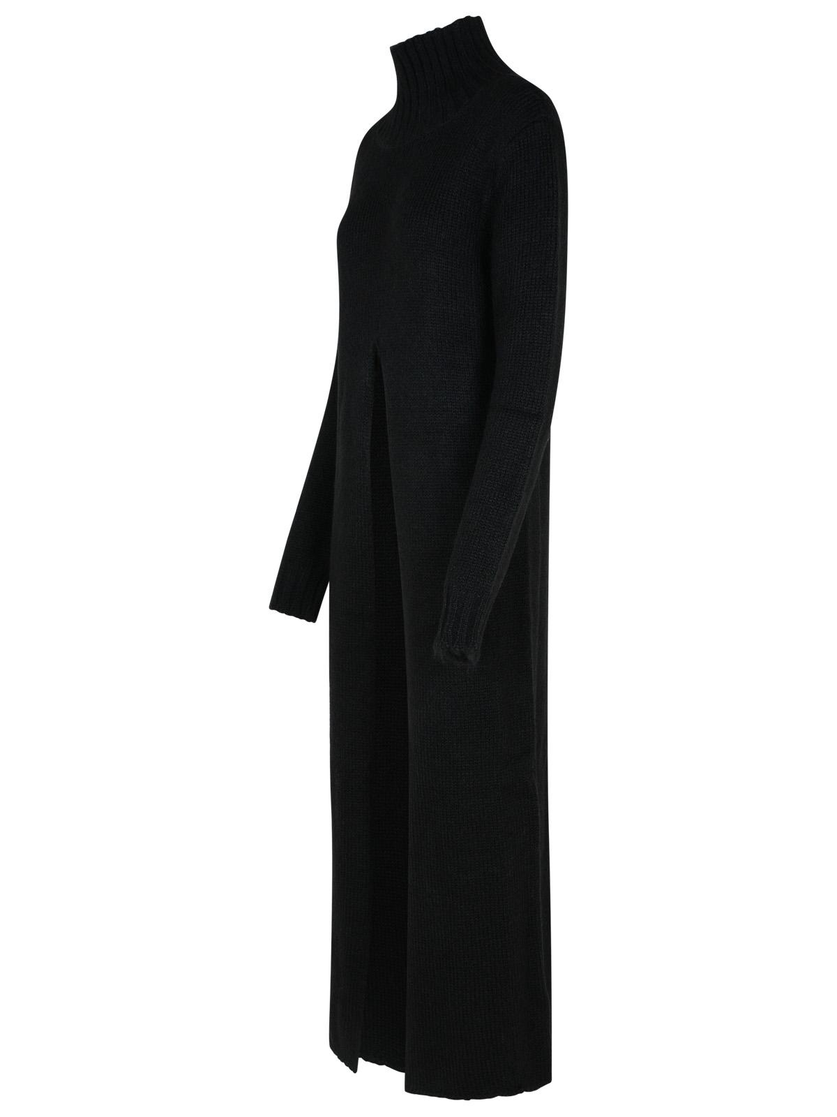 Jil Sander Black Alpaca Blend Dress Women by Luosophy
