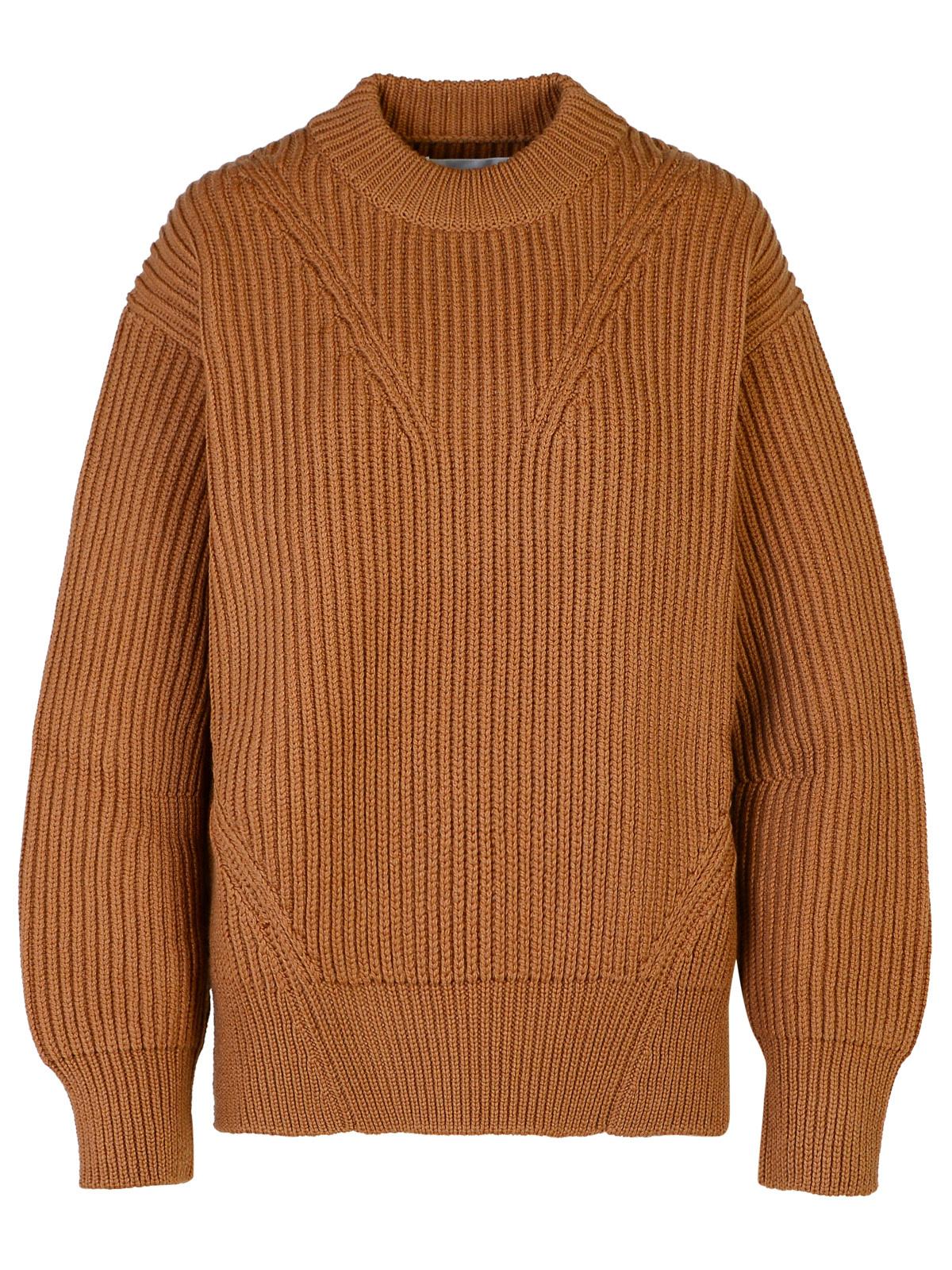 Jil Sander Brown Wool Sweater Women by Luosophy