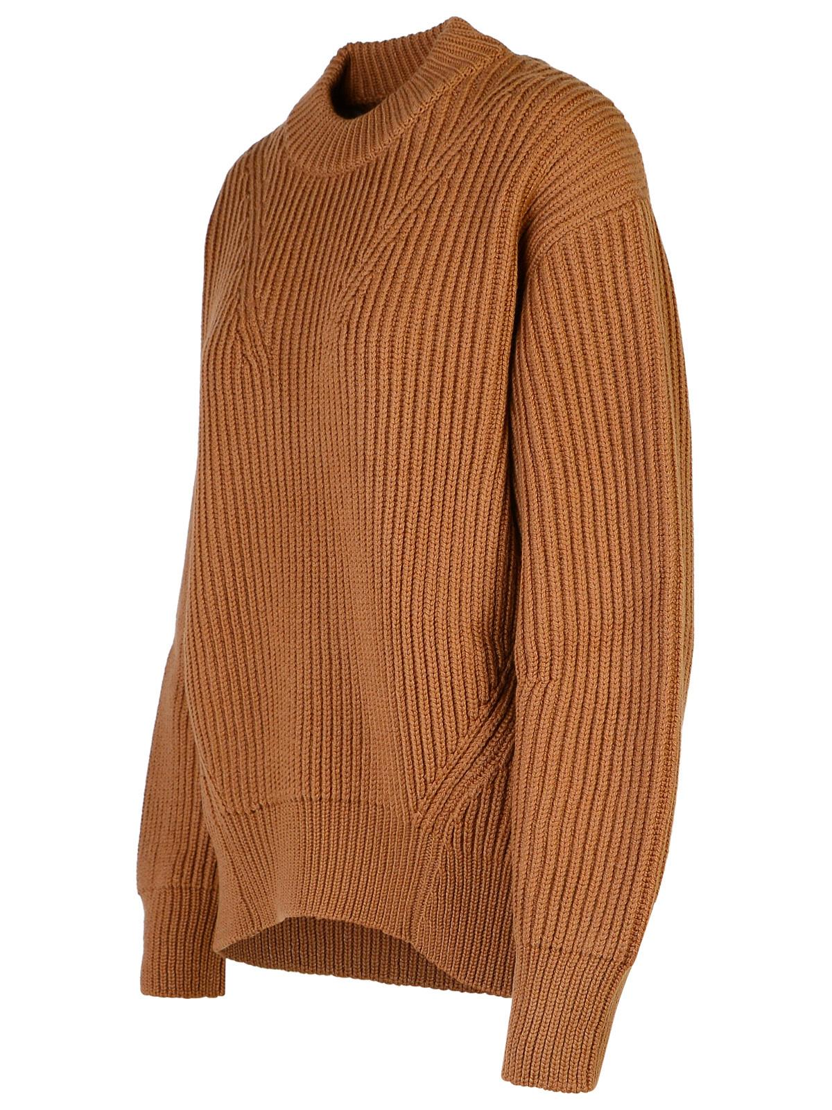 Jil Sander Brown Wool Sweater Women by Luosophy