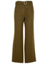 Jil Sander Green Wool Flannel Pants Women by Luosophy
