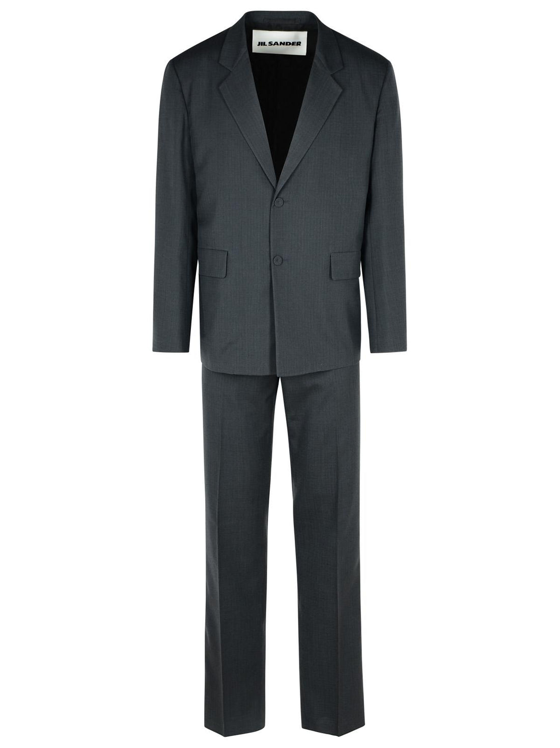 Jil Sander Grey Wool Suit Men by Luosophy