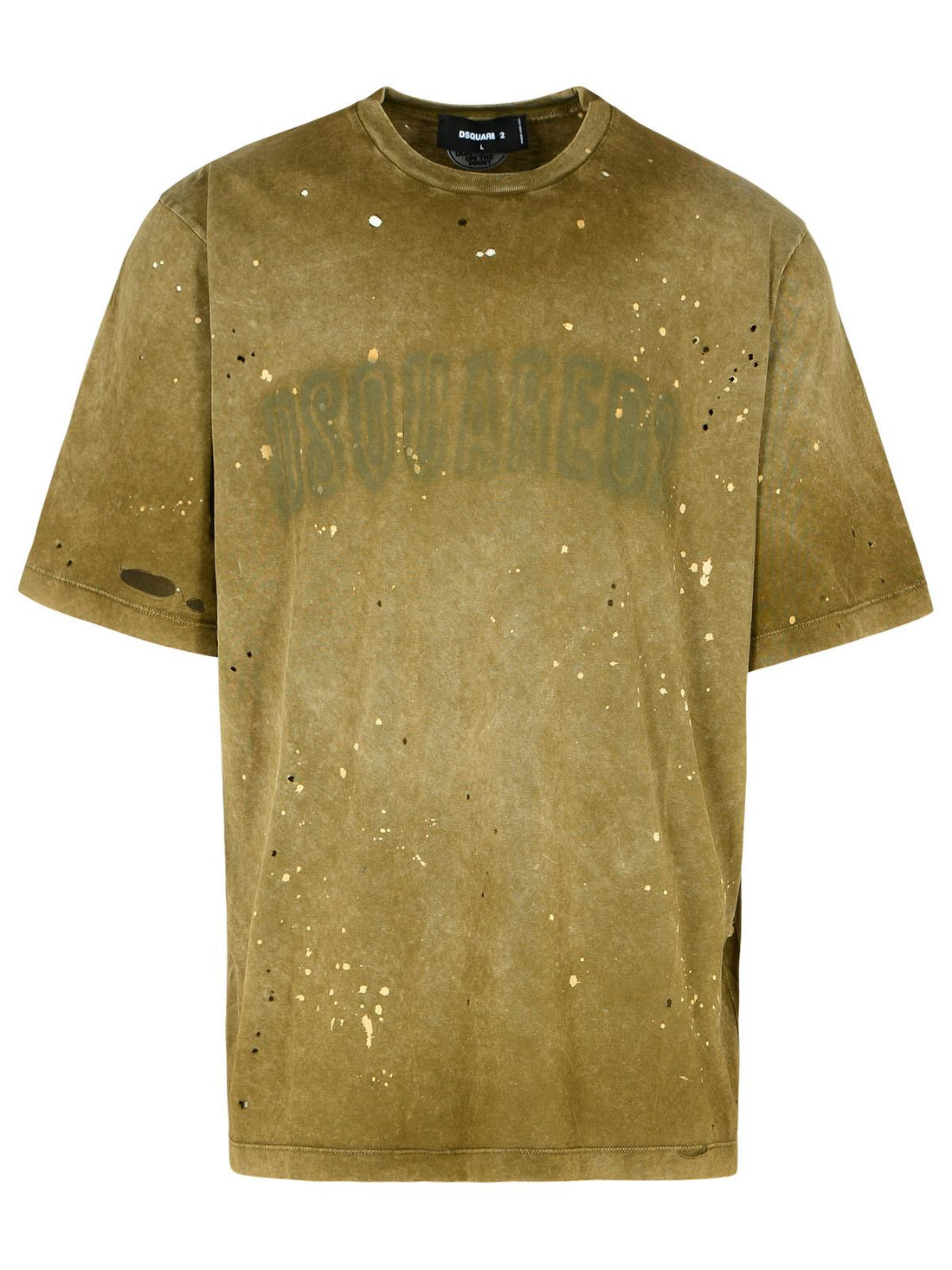 Dsquared2 Green Cotton T-Shirt Men by Luosophy