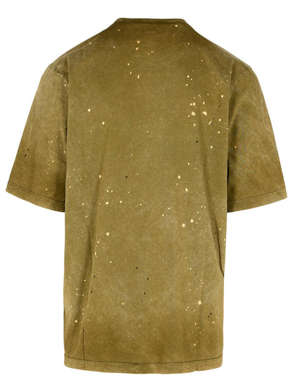 Dsquared2 Green Cotton T-Shirt Men by Luosophy