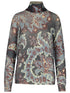 Etro Multicolor Wool Turtleneck Sweater Women by Luosophy