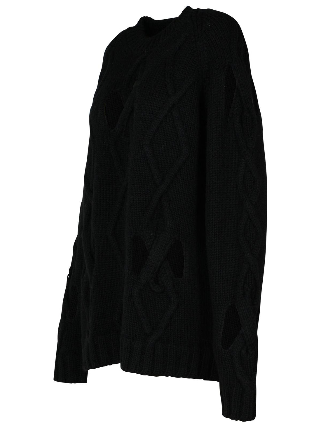 Versace Black Wool Blend Sweater Men by Luosophy