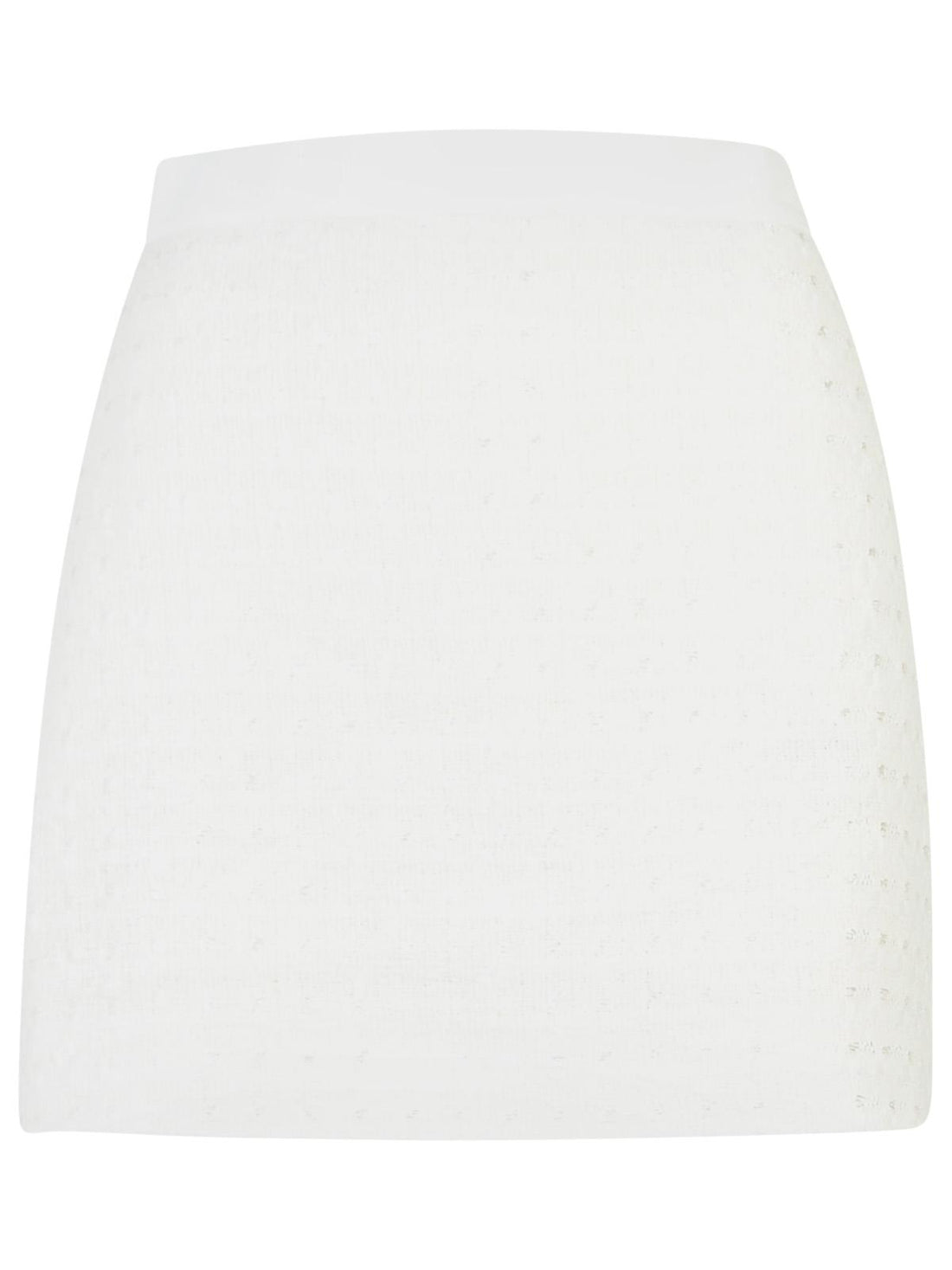 Casablanca White Cotton Blend Miniskirt Women by Luosophy