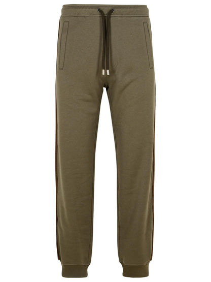 Lanvin Brown Cotton Jogger Pants Men by Luosophy